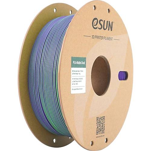 eSUN ePLA-Matte Dual Yeil Mor Filament 1.75 mm 1 Kg