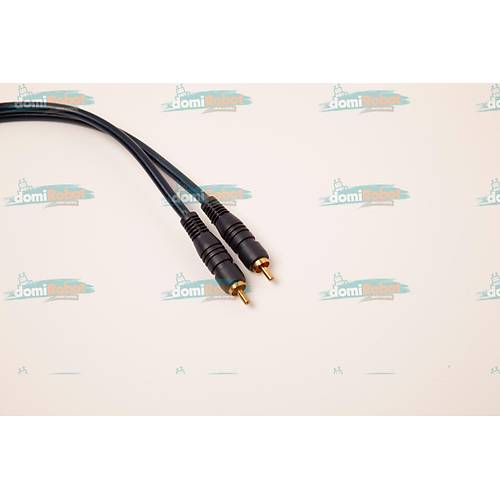 Y Kablo 2 Erkek 1 Dii RCA 6mm Gold Kablo
