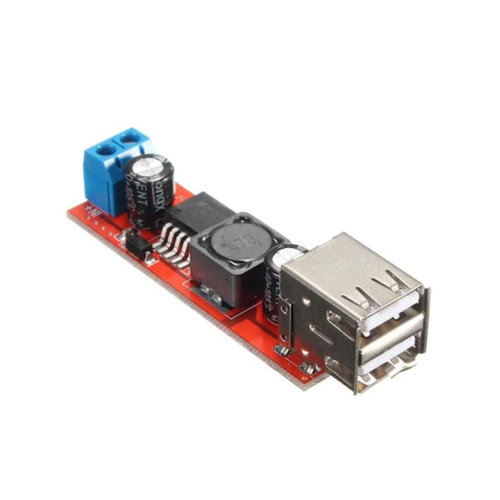 �ift USB ��k��l� 9V-36V'dan 5V'a Gerilim Azalt�c� Mod�l�