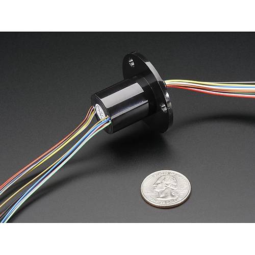 Slip Ring Flanl - ap:22mm - 18tel - 240V@2A-36A -Kablo:24cm