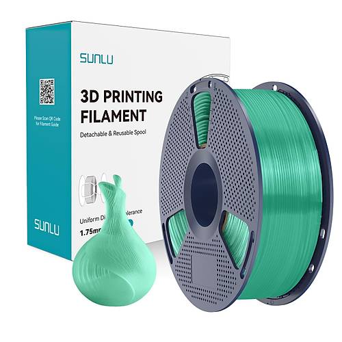 SUNLU PLA Transparan �effaf Filament Ye�il 1.75mm 1kg