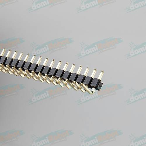 1x40 Pin 2.54mm 90 Derece Erkek Pin Header