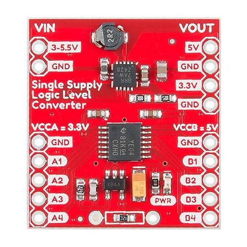 SparkFun Lojik Seviye Dntrc - 4Kanal ift Ynl - Tek G Kaynakl