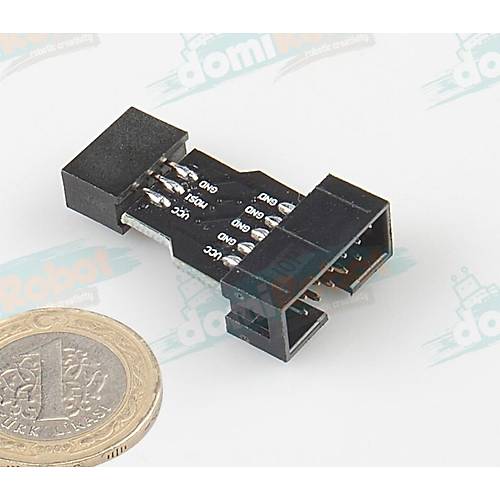 10Pin to 6Pin Adaptör Board for AVRISP USBASP STK500