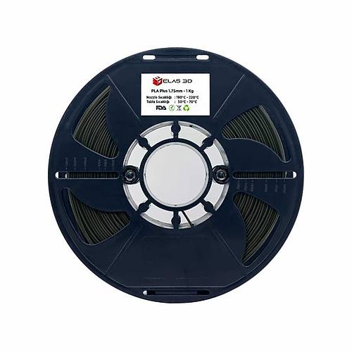 ELAS PLA Plus Filament Haki Yeil 1.75mm 1kg