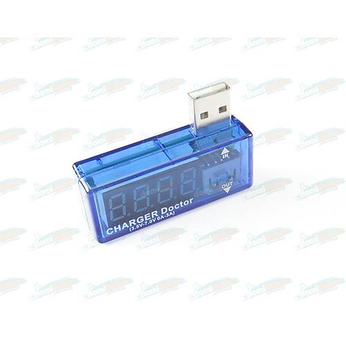 Dijital USB Mobil Güç (Voltaj ve Akım) Test Cihazı - USB Cihaz Doktoru