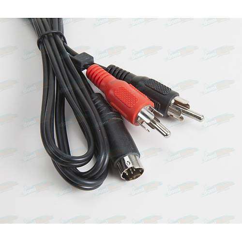 8 pin Din Erkek 2xRCA Tos Kablo