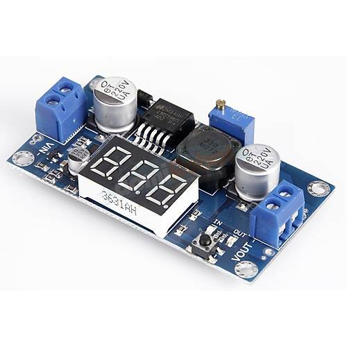 LM2596S Step-down Voltaj Reglatr G Modl -Voltmetre Display
