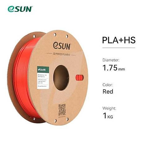 eSUN Hyper PLA+ Filament K�rm�z� 1.75mm 1Kg