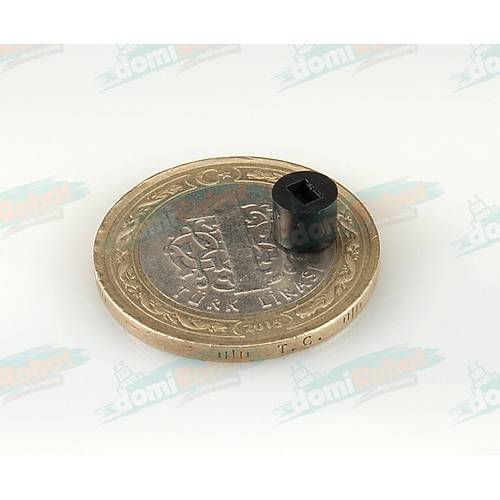 Mini Buton Kapa - SYAH (10Adet)