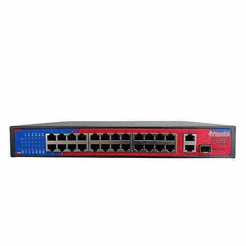 Hiitachi HT2421FNG 24+2+1 2xGE 1xGE SFP 350W Poe Switch