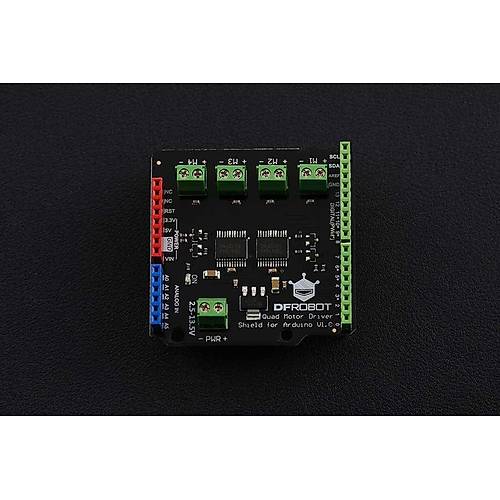 DFRobot Arduino Quad DC Motor Src Shield