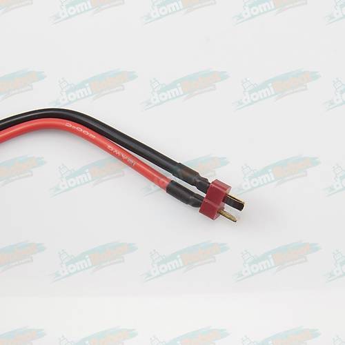T Plug Erkek Lipo Pil arj Kablosu 12AWG L:15cm