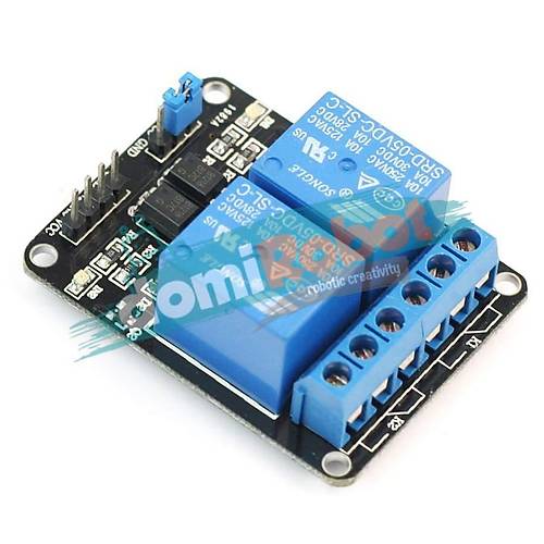 2 Kanal LED Gstergeli Opto-izalasyonlu 5V Rle Kart