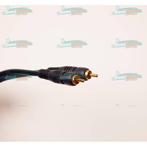 Y Kablo 2 Erkek 1 Dii RCA 6mm Gold Kablo