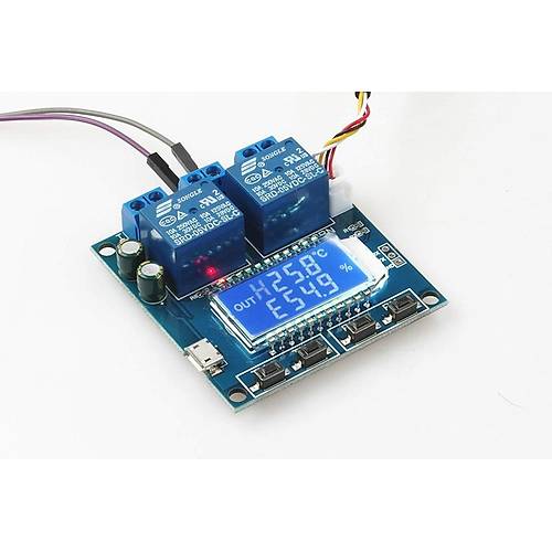 SHT20-XY-TR01 2 Kanall� Is� ve Nem Kontroll� R�le Mod�l�