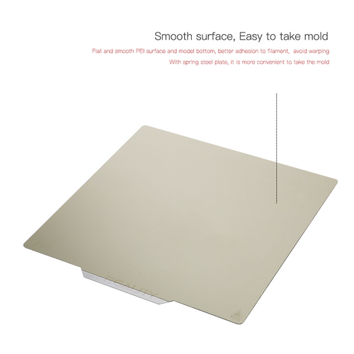 Creality PEI Parlak Y�zey Bask� Tablas� Kiti - 235�235�1mm235x235 (Tabla ebatlar�ndaki di�er b�t�n 3D Yazc�lara uygundur.)
