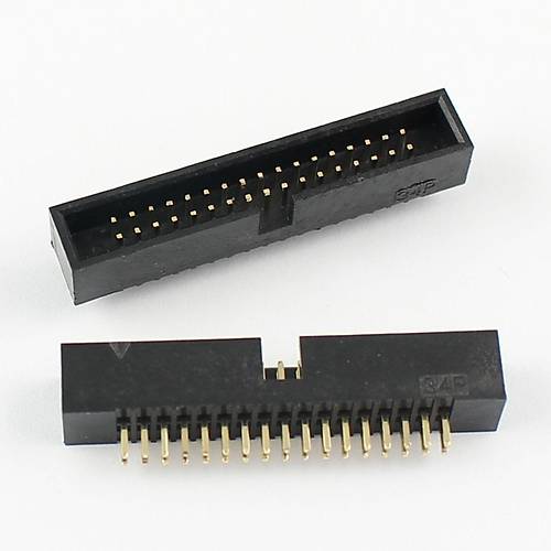 2x17 Pin Shrouded Box Header  2.54mm Male