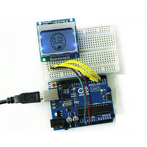 Nokia 5110 84x48 LCD Modl Mavi Arkak