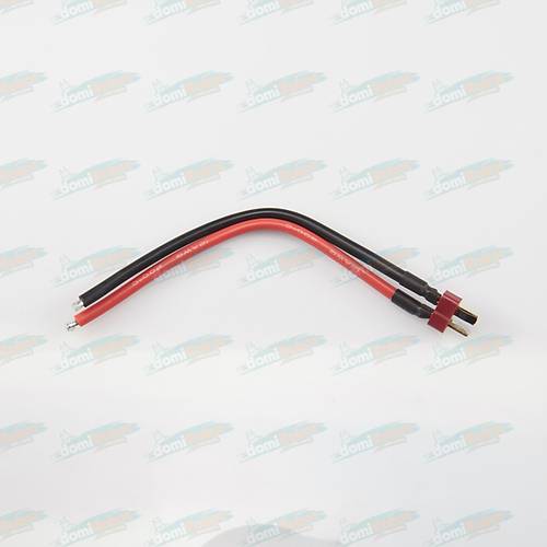 T Plug Erkek Lipo Pil arj Kablosu 12AWG L:15cm