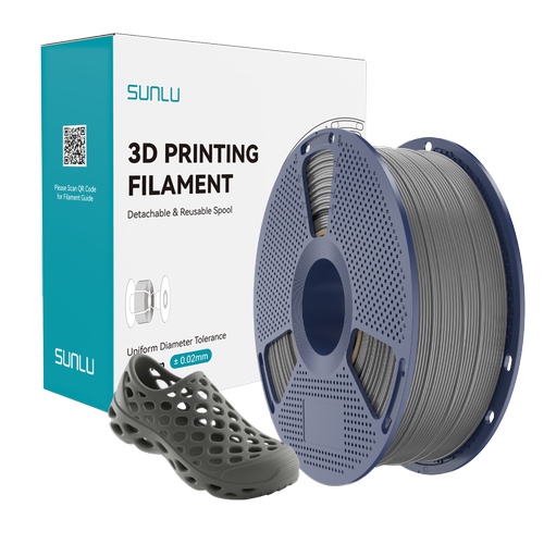 SUNLU 90A TPU Filament Gri 1.75mm 1kg