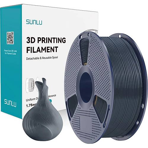 SUNLU PLA Transparan �effaf Filament Siyah 1.75mm 1kg