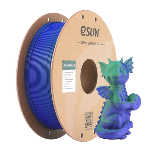 eSUN ePLA-Matte Dual Green-Blue Filament 1.75 mm 1 Kg