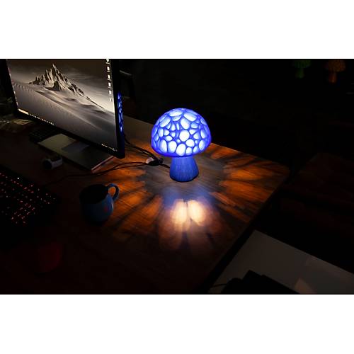 Mantar Gece Lambas� - Mavi