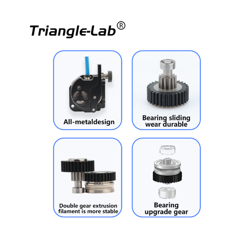 Trianglelab K1/K1C/K1 Max Full Metal Extruder Kit