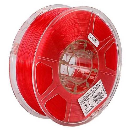 eSun PLA Filament  Transparan Glass Watermelon Red 1.75mm 1kg