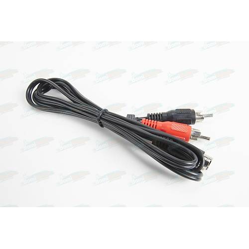 8 pin Din Erkek 2xRCA Tos Kablo