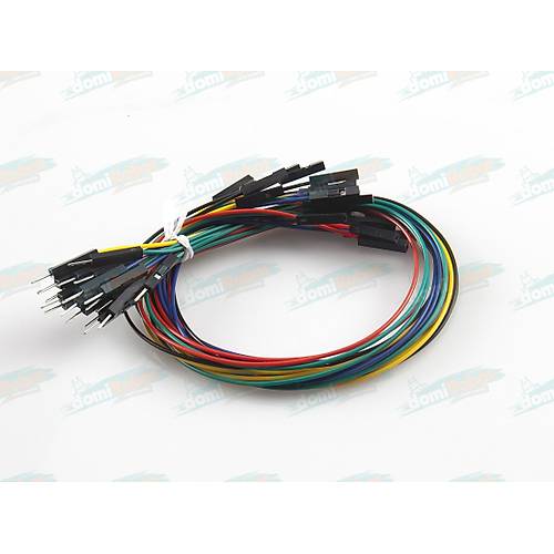 Erkek-Di�i Renkli Esnek Jumper Kablosu L:30cm (20adet)