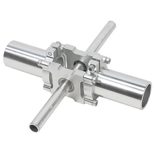 Actobotics Bearing Mount - Quad Block (3/8 inc; Bore)
