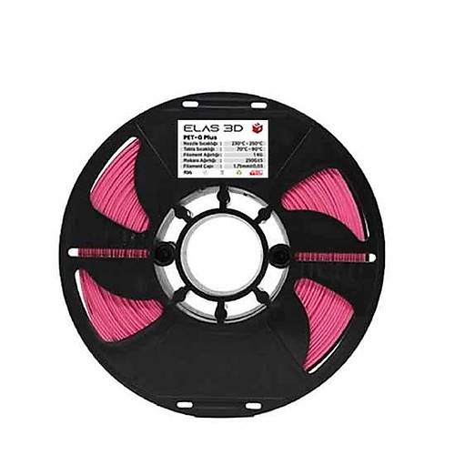 Elas PETG Plus Filament Pembe 1.75mm 1Kg