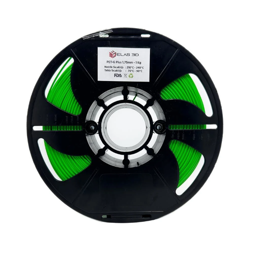Elas PETG Plus Filament F�st�k Ye�ili 1.75mm 1Kg