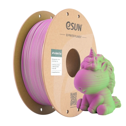 eSUN ePLA-Matte Dual Yeil Pembe Filament 1.75 mm 1 Kg