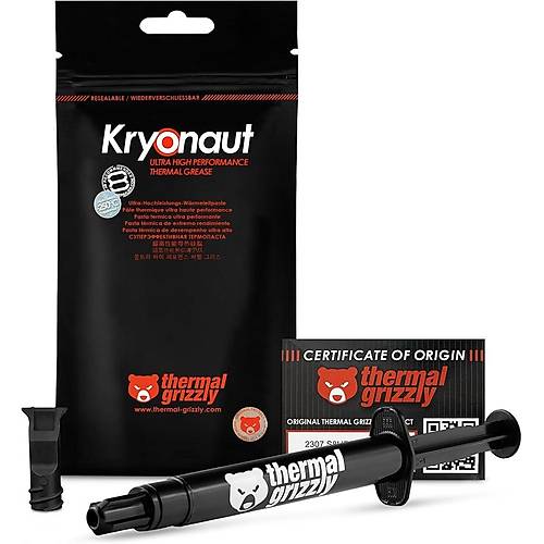 Thermal Grizzly Kryonaut 1gr 12.5W-Y�ksek Performansl� Termal Macun