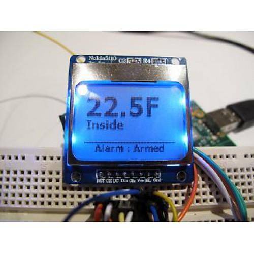 Nokia 5110 84x48 LCD Modl Mavi Arkak