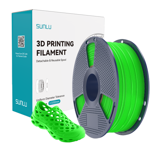 SUNLU 90A TPU Filament Ye�il 1.75mm 1kg