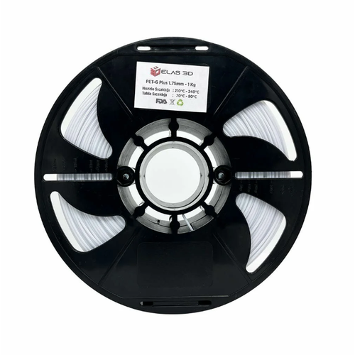 Elas PETG Plus Filament Beyaz 1.75mm 1Kg