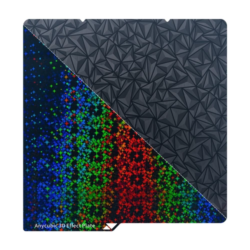 Anycubic Kobra S1/S1 Combo �ift Tarafl� Efektli Tabla (Octagram + Diamond)