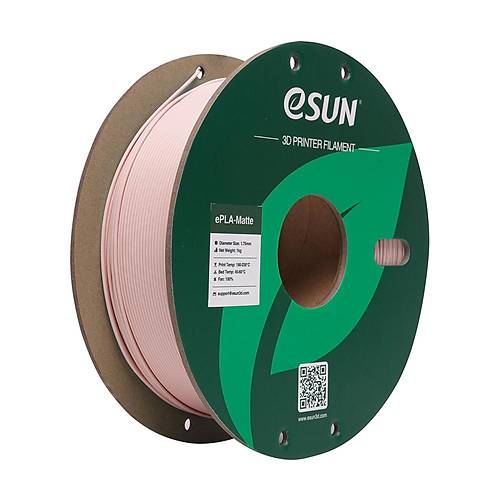 eSUN ePLA-Matte eftali Pembesi Filament 1.75 mm 1 Kg