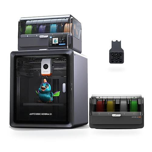 Anycubic Kobra S1 Combo 8 Renkli 3D Yaz�c�