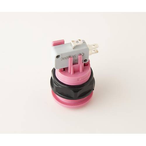 Arcade Push Buton Pembe (Switch Dahil)