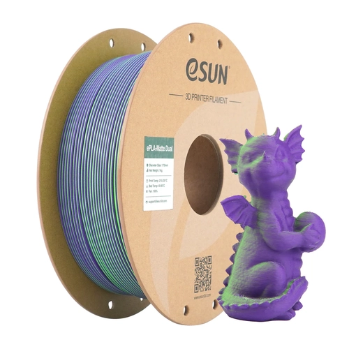 eSUN ePLA-Matte Dual Yeil Mor Filament 1.75 mm 1 Kg