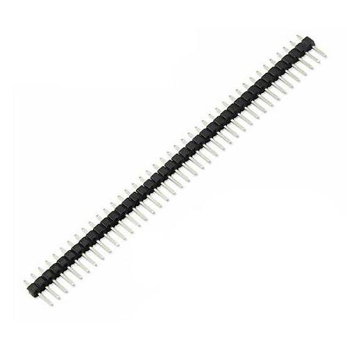 1x40 2.54mm h:12mm Erkek Header - Siyah
