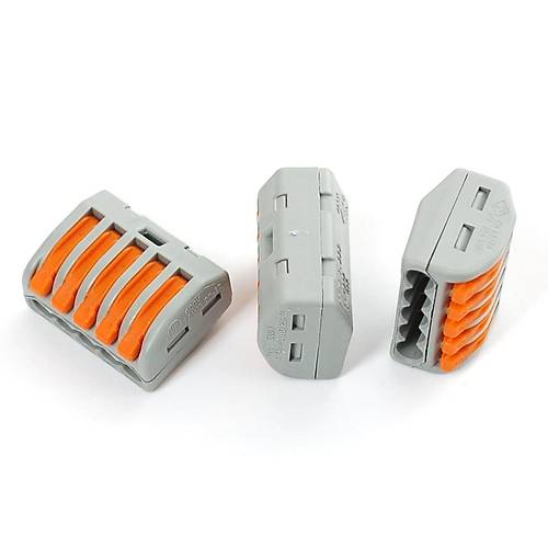 5 Tel Basmal Blok Konnektr (12-28AWG) (3adet)