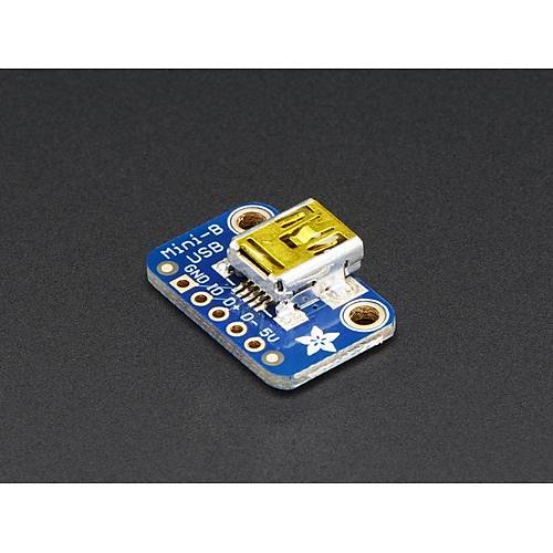 Adafruit USB Mini-B Breakout Kart - evirici