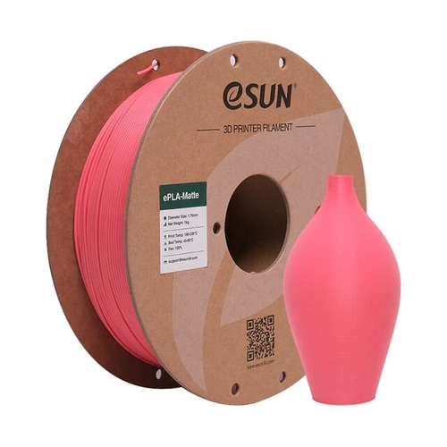 eSUN ePLA-Matte  Strawberry Red  Filament 1.75 mm 1 Kg