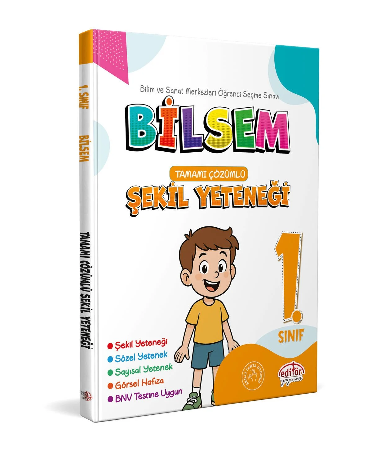 Editör Yayınları 2026 1. Sınıf Bilsem Hazırlık Şekil Yeteneği Tamamı Çözümlü